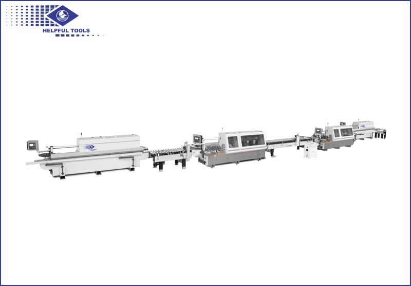 HB4400 Automatic conveyor system for four edge bander