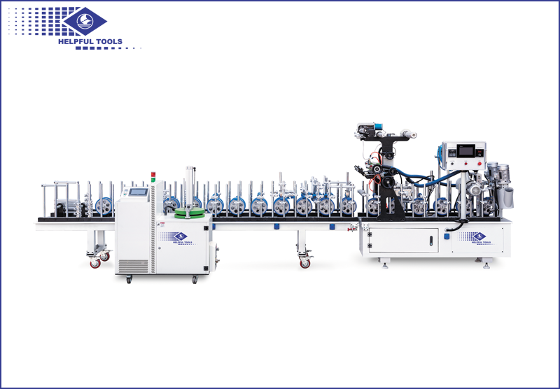 HZ350C-PUR PUR Adhesive Profile Wrapping machine
