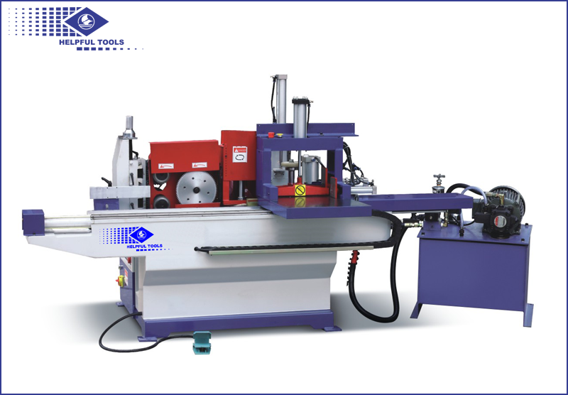 HMH3515GS Automatic Finger jointing shaper (Hydraulic/With glue spreader/With top&amp;bottom scoring saw)