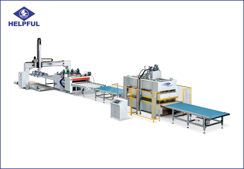 Hot pressing composite production line HGP1325H